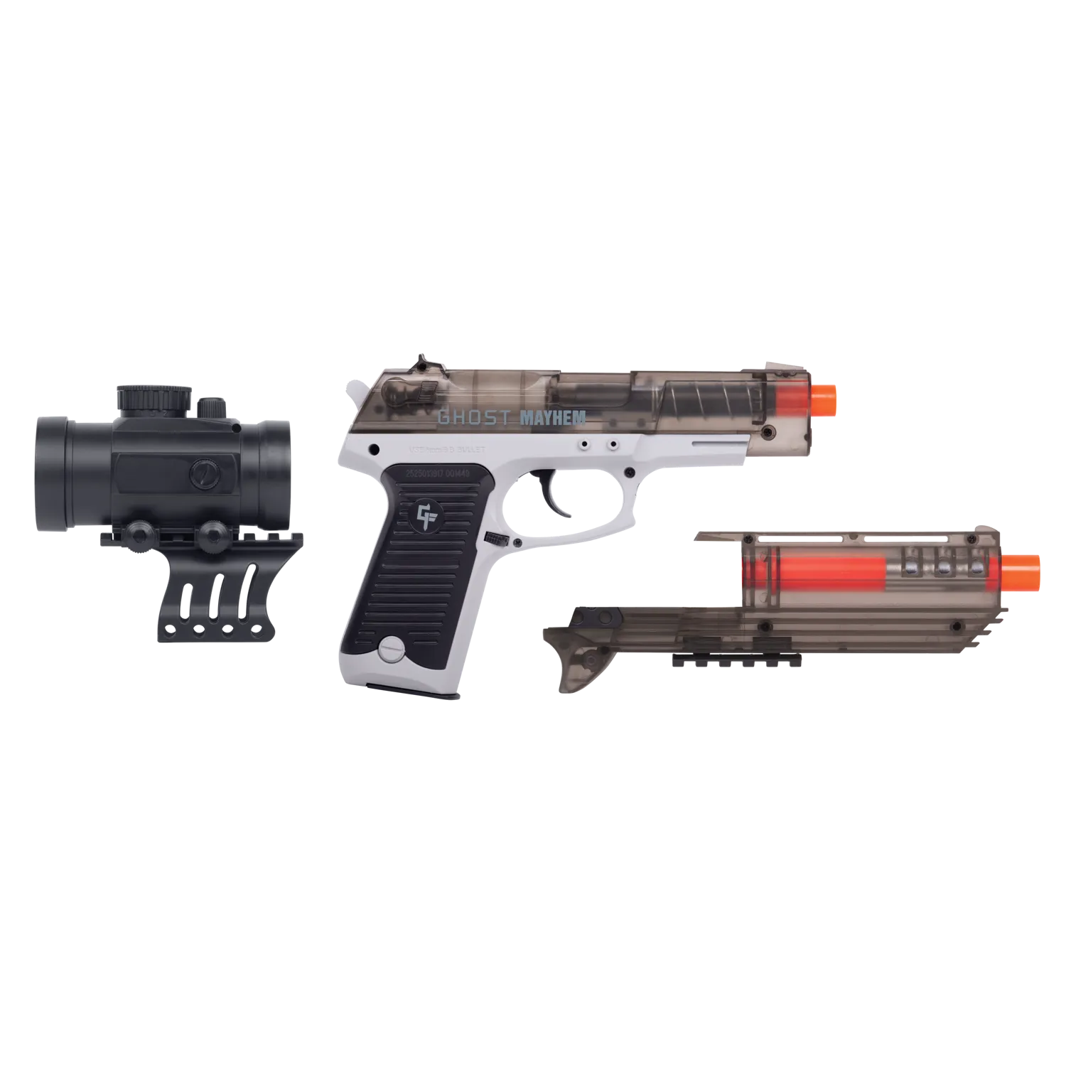 Game Face Ghost Mayhem Smoke Spring Airsoft Pistol - Image 5