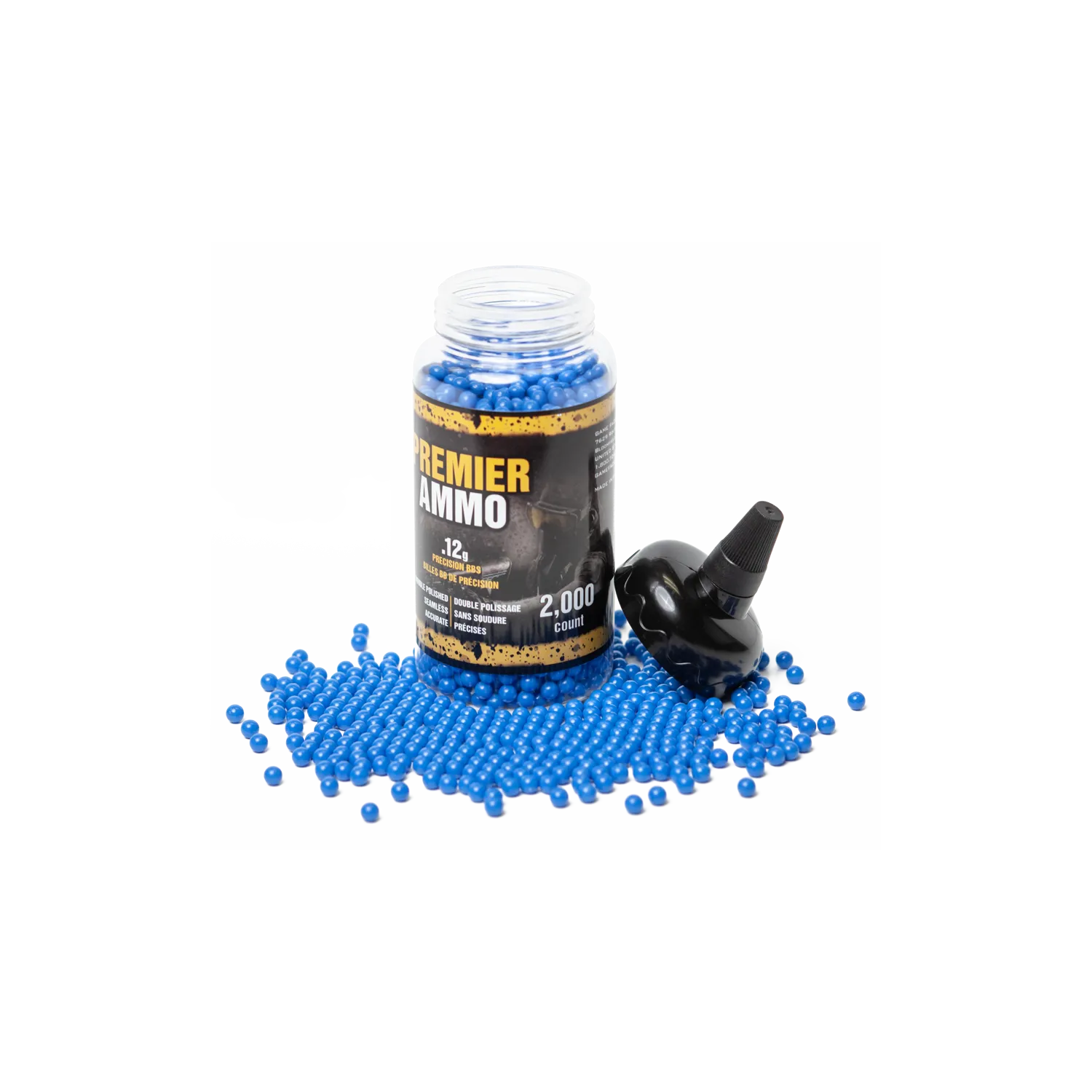 Game Face Premier Blue Airsoft BBs – .12g (2,000 Count) - Image 5