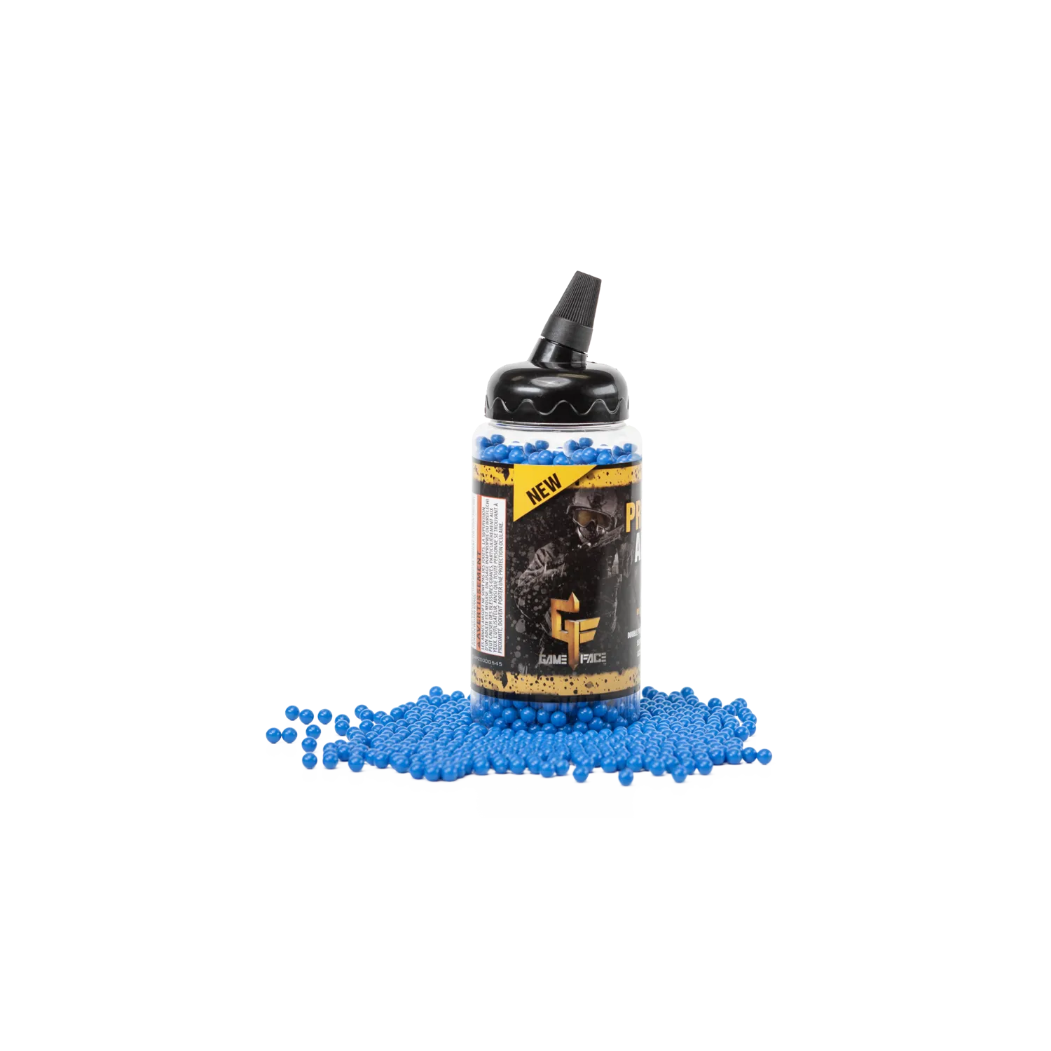 Game Face Premier Blue Airsoft BBs – .12g (2,000 Count) - Image 4