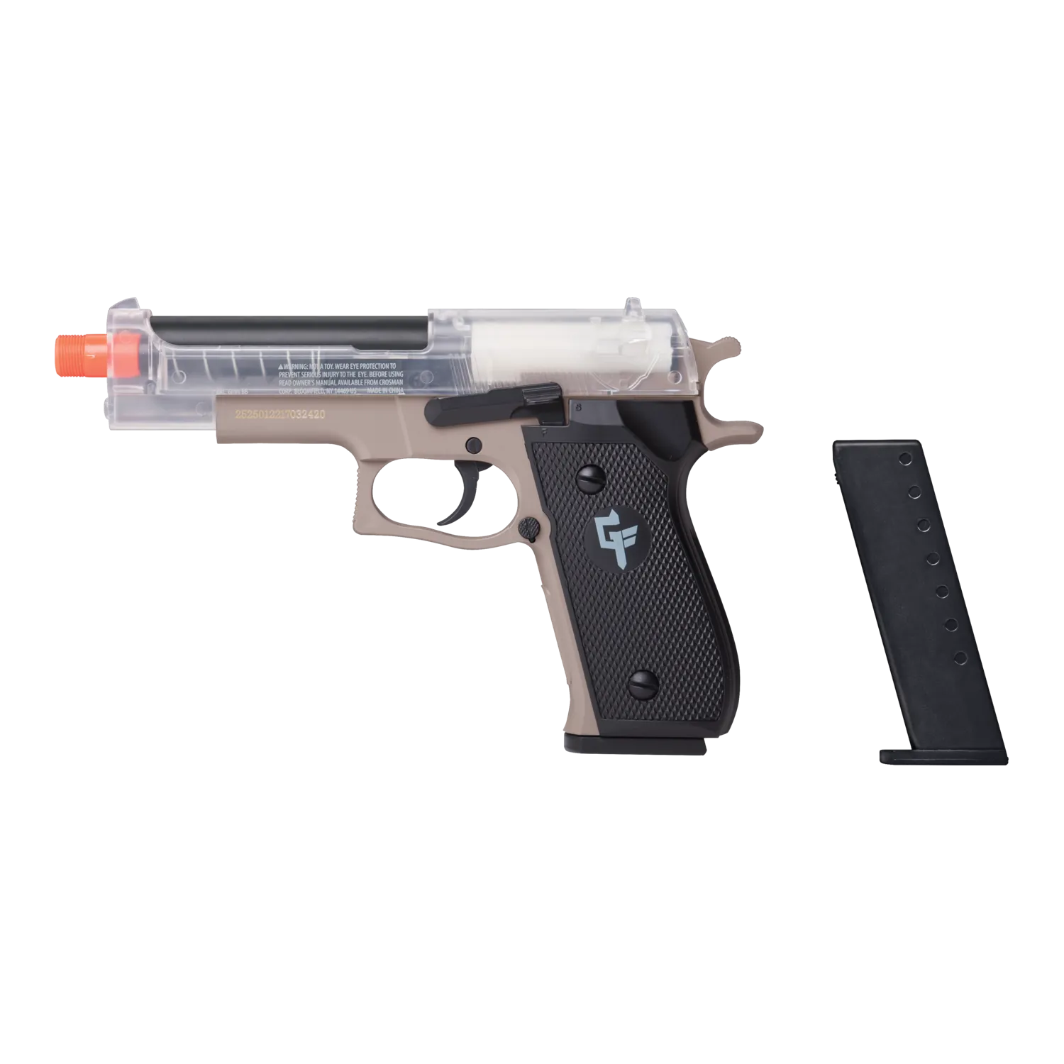 Game Face Recon Airsoft Pistol Kit (CLEAR) - Image 2