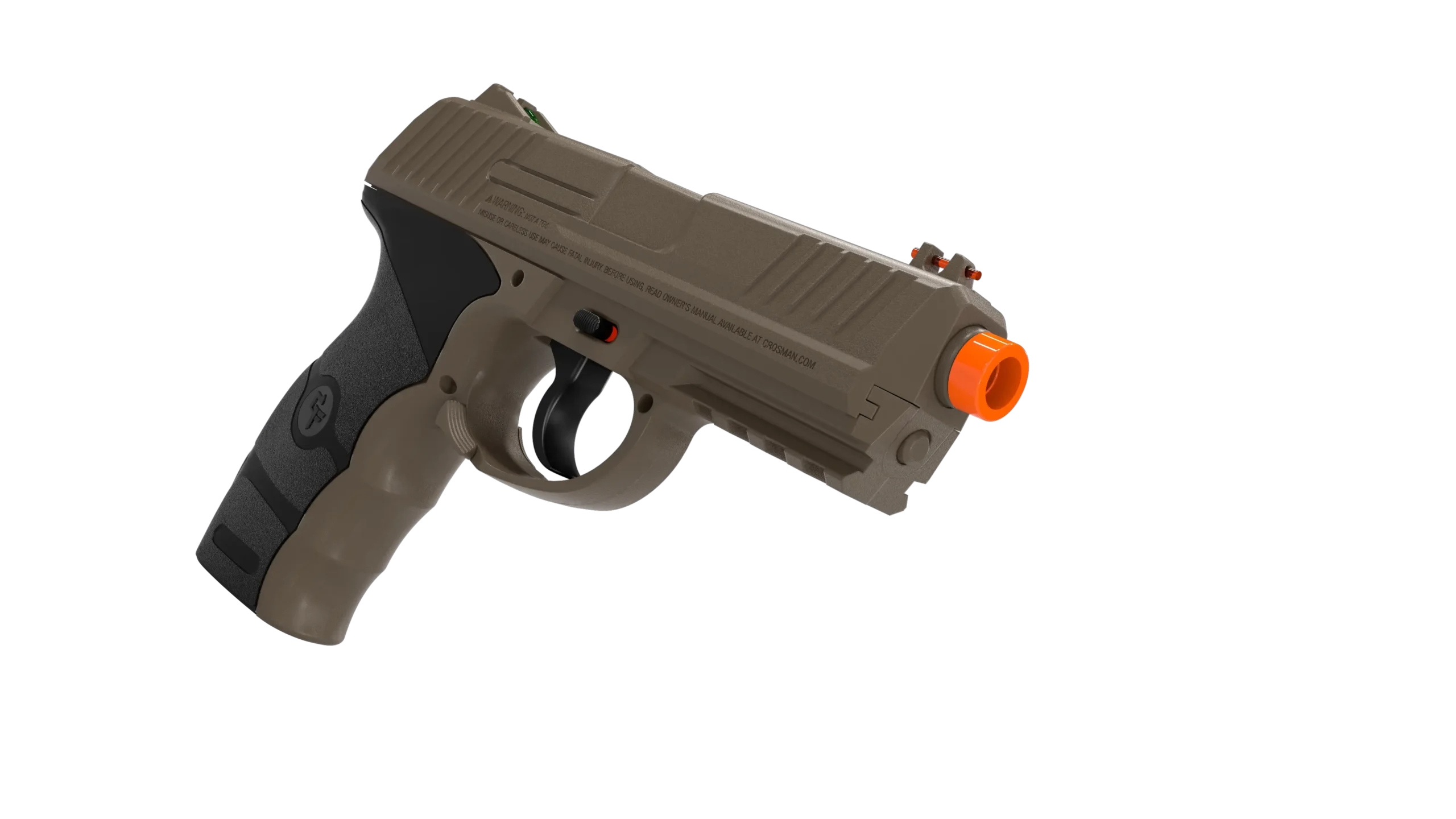Game Face Hawkeye airsoft pistol full profile
